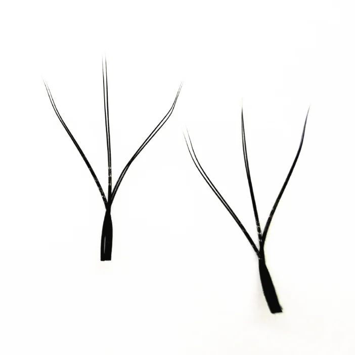 0.07mm Private Label Ww Lashes Double 3D W-Shaped Lashes Wispy Fluffy Crisscross Volume Eyelash Private Label Lash 6D W