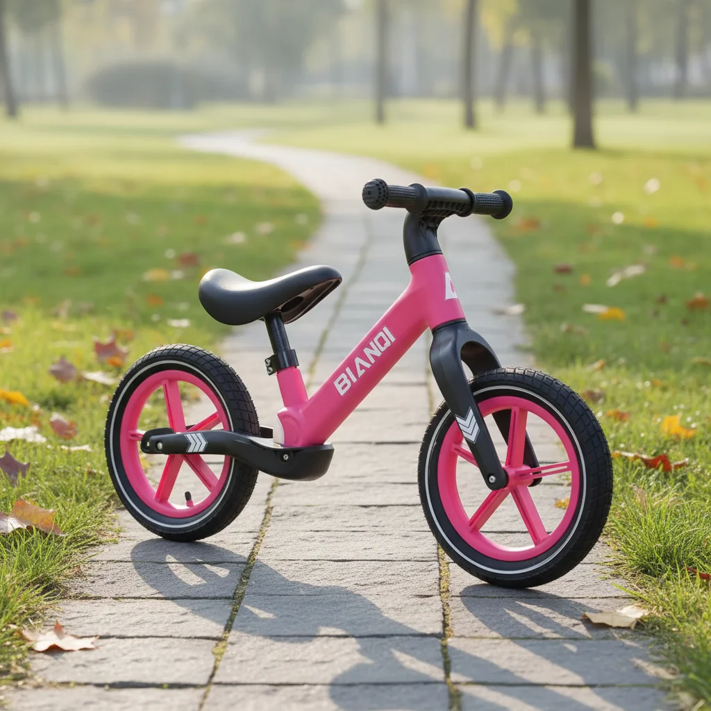 1-6Years Girls Super Ride Bearing 12Inches Wide Tires Bike Toddler Running Bike Children Rubber Tires Balance Bicycle Bike