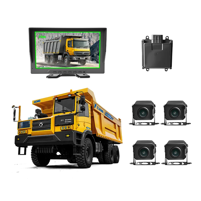 10.1-inch IPS Screen radar Truck Monitoring System Proximity Warning Alarm System Collision Avoidance System Forklift radar
