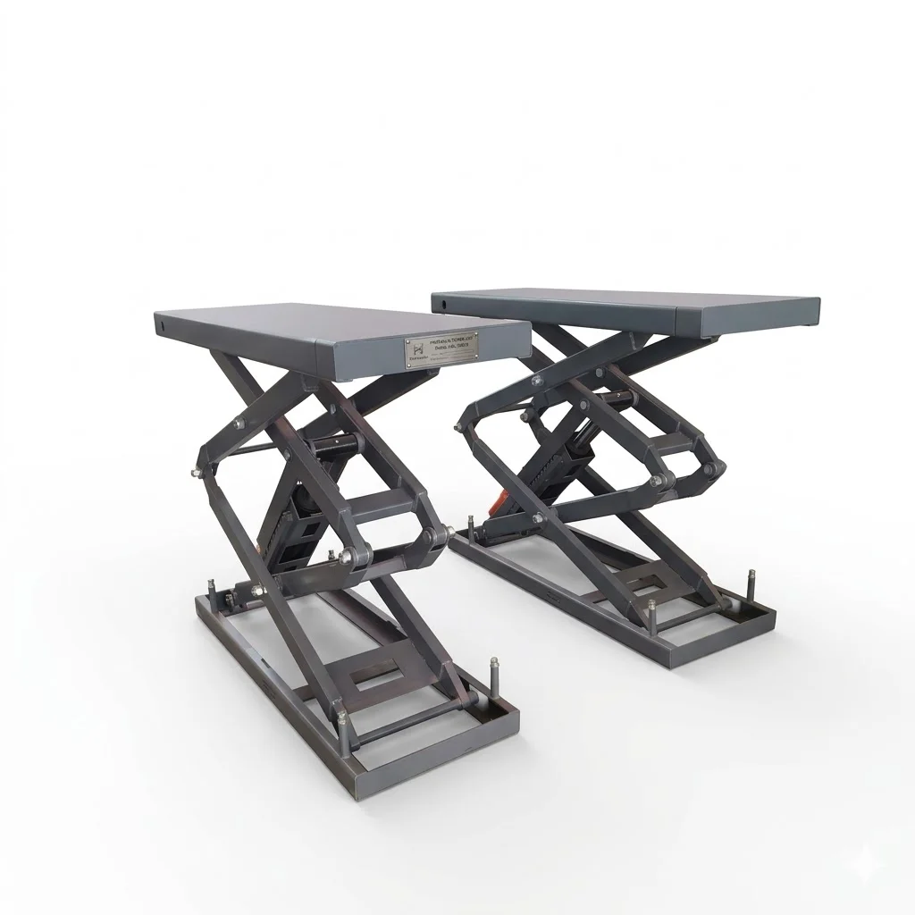 Most Popular 3.5 Tons In-Ground Scissors Car Lift for Garage and Auto Repair Shop