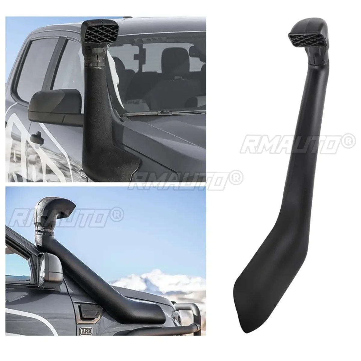 Car Snorkel Kit Air Intake Wading Hose for Ford Ranger T9 2023 Front Side Snorkel Desert Intake Duct Car Accessories