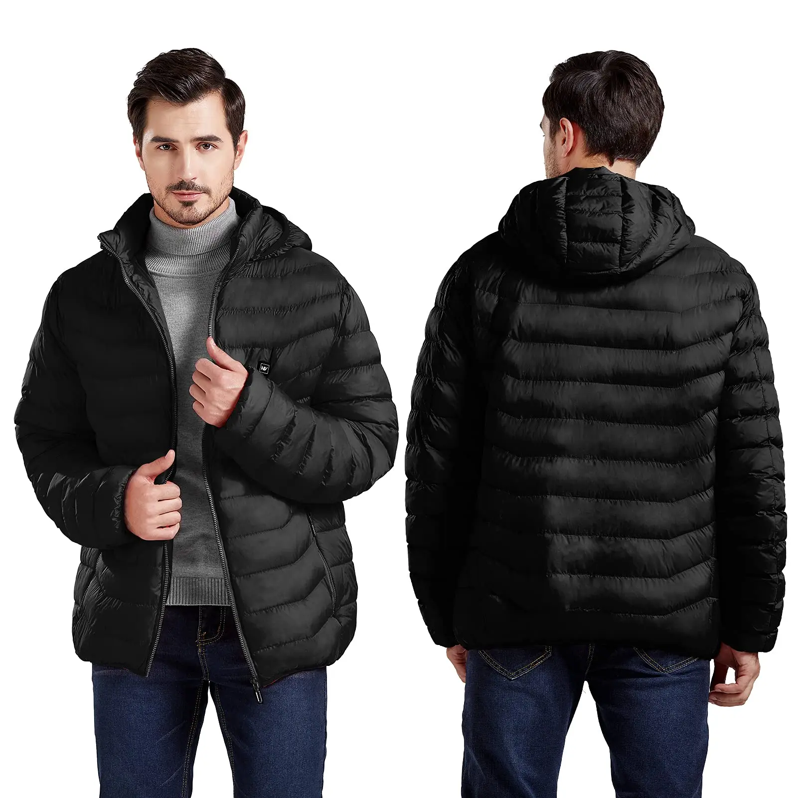 PAIDES Wholesale 9 Heated Zones 21 Heated Zones Winter Warming USB Jackets Winter Coat Heated Vest with Zipper for Men and Women