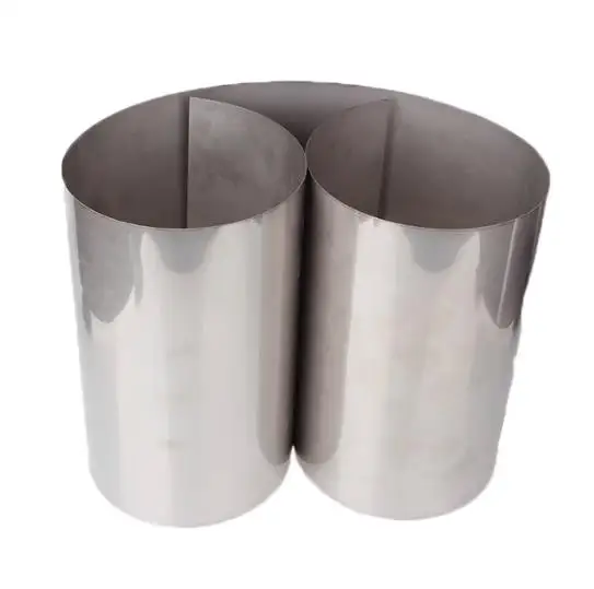 0.05mm 0.1mm 0.15mm 0.2mm 0.3mm 0.5mm Thick Titanium Foil Grade 1 Ti-6Al-4V Grade 5 Gr5 Titanium Alloy Foil Grade 2
