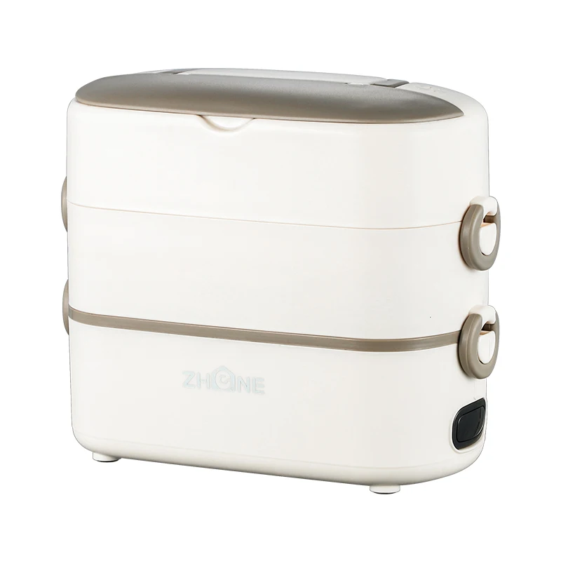 YUEDISI Custom Logo 304 Stainless Steel Liner Portable Electric Heating Lunch Box Food Warmer Electric Lunch Boxes for Gift