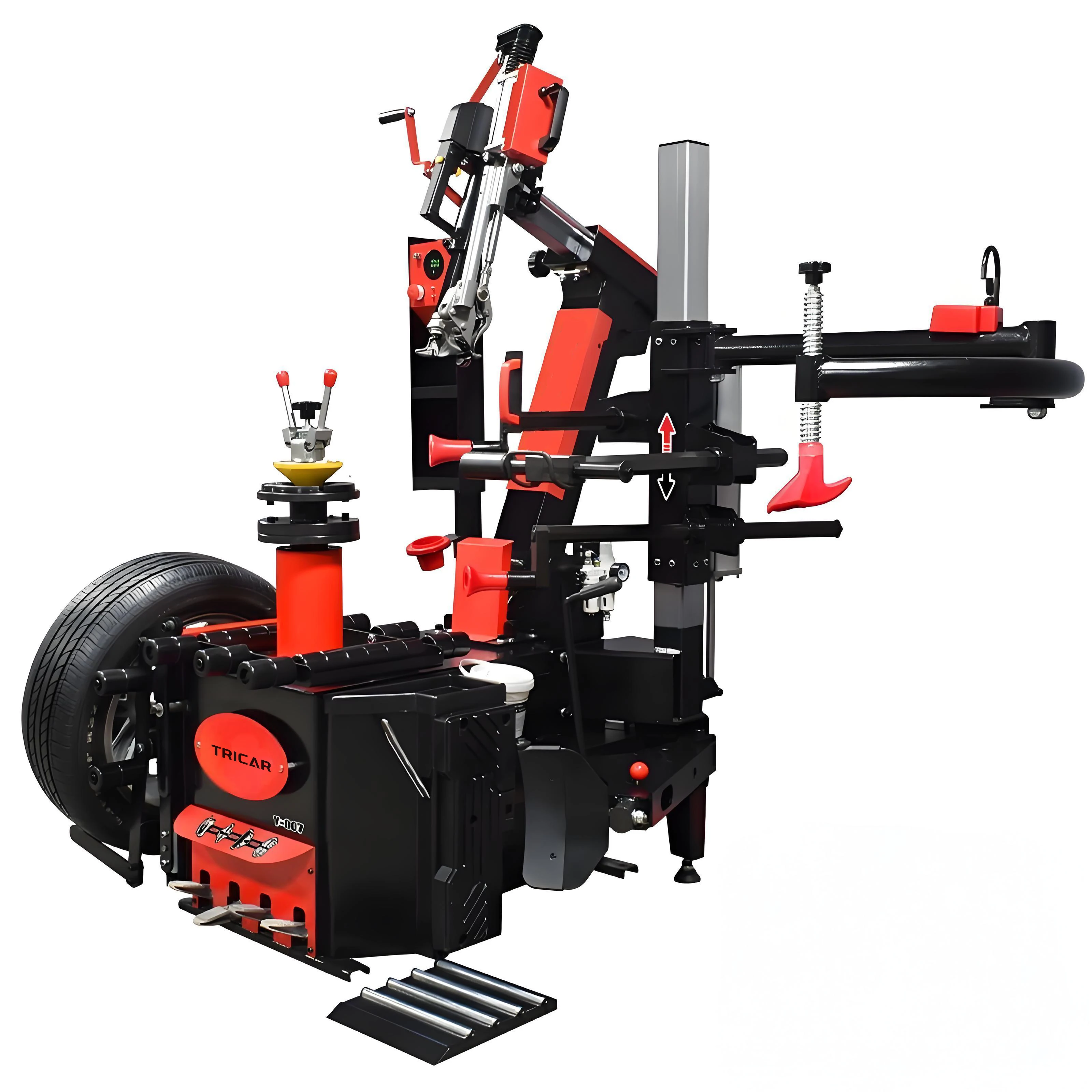 2026 Tricar Hot Selling High Quality Automatic Lean Back Tyre Changer 12-28 Inches Rim Hihg Quality Tyre Changer