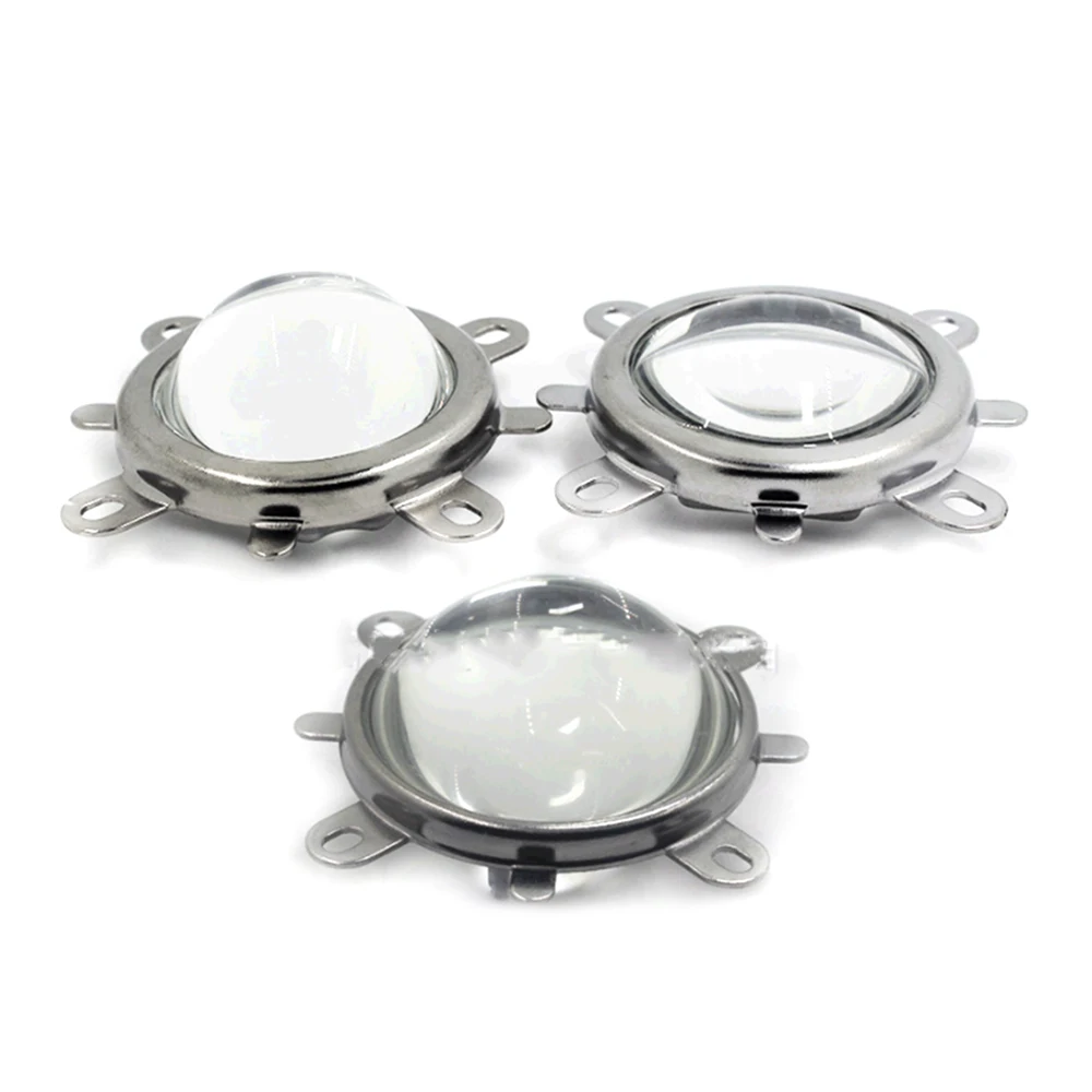 1 Set 44mm LED Optical Lens 60 90 120 Degree Reflective Collimator Fixed Bracket for DIY Flood Bulbs Plant Grow Spot Lights