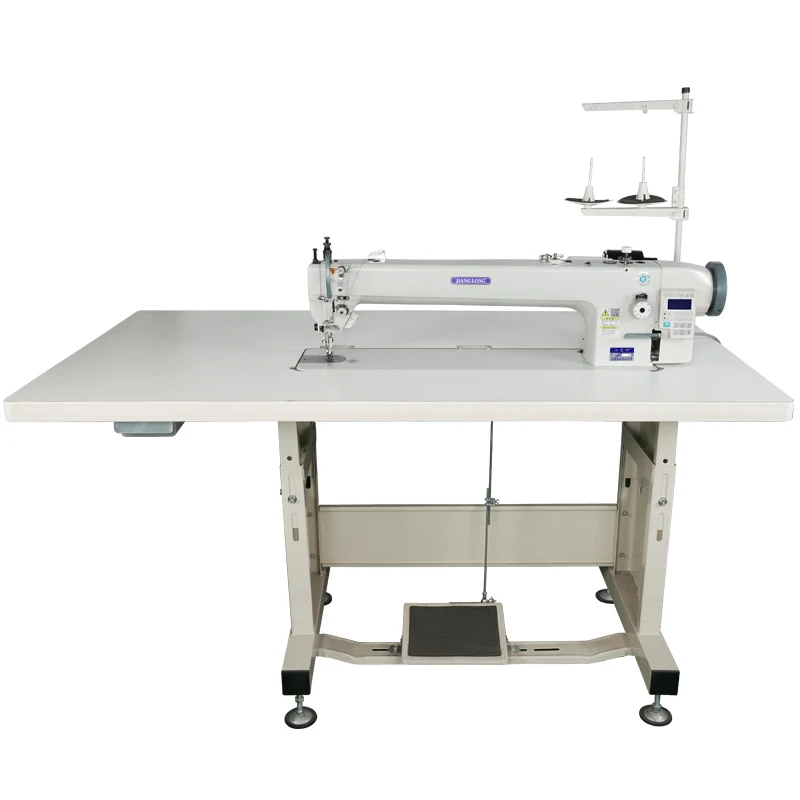 0303D Automatic Single Needle Flat Bed Long Arm Upholstery Industrial Walking Foot Leather Sewing Machine for Sale