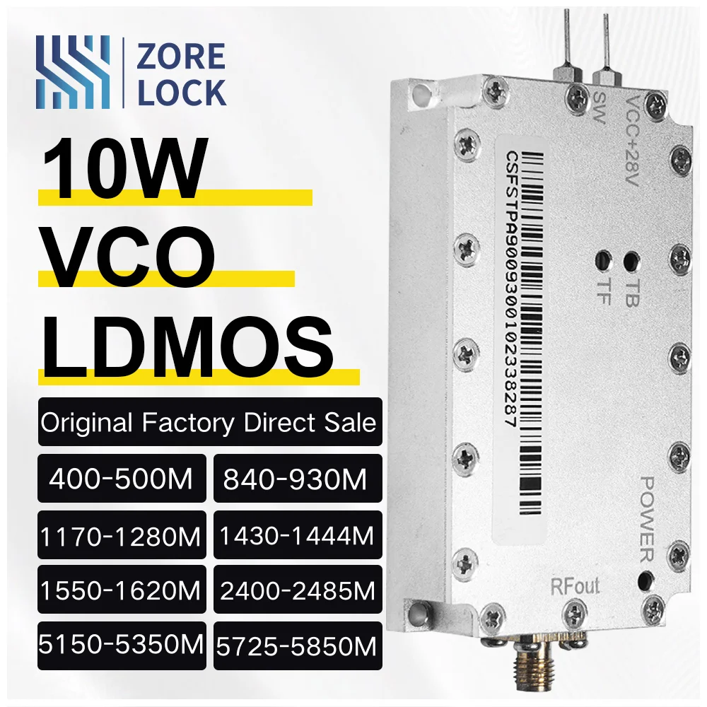 Zorelock VPA814515 Factory Designed 10W Anti-Drone Module RF Power Amplifier for Effective Drone Defense Wireless & RF Modules