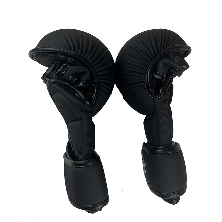 " Mixed Martial Arts MMA Gloves PU Leather Boxing Professional Training MMA Sparring Gloves"