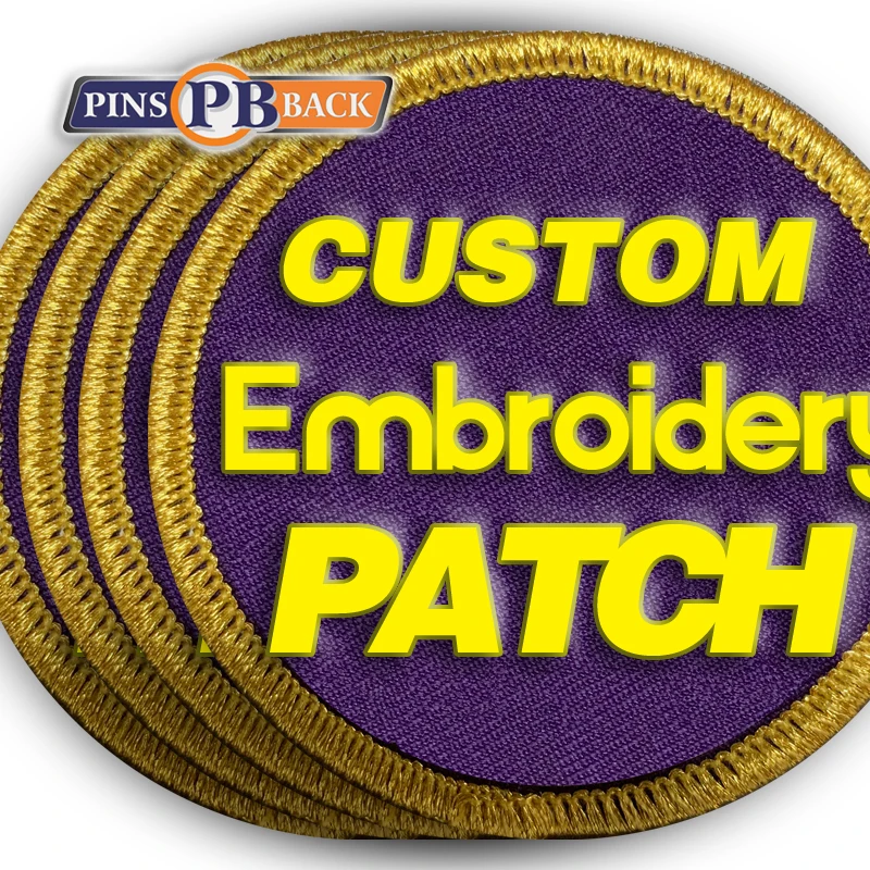 Low MOQ Personalized Embroidery Woven Tag Custom Patches