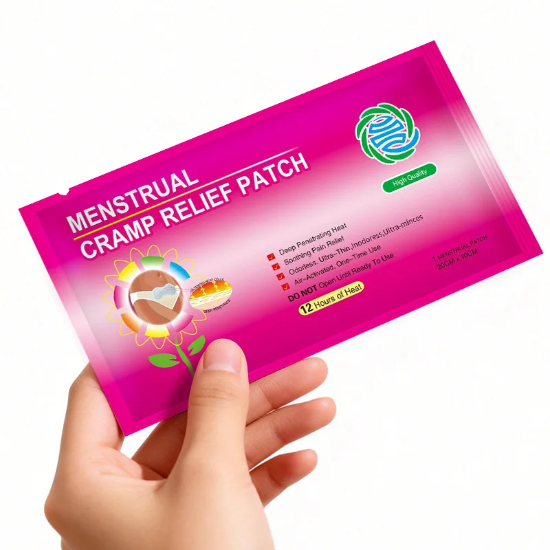 Support Customize 12 Hours Lasting Instant  Heating Pad Menstrual Cramp Relief Heat Patch