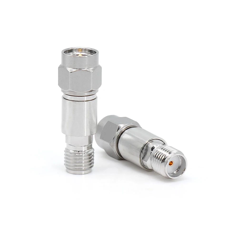 XINQY RF Coaxial Fixed Attenuator DC to 6GHz SMA Male to Female 2W 5W 10W 50W 100W 6dB 8dB 10dB 15dB 20dB 30dB