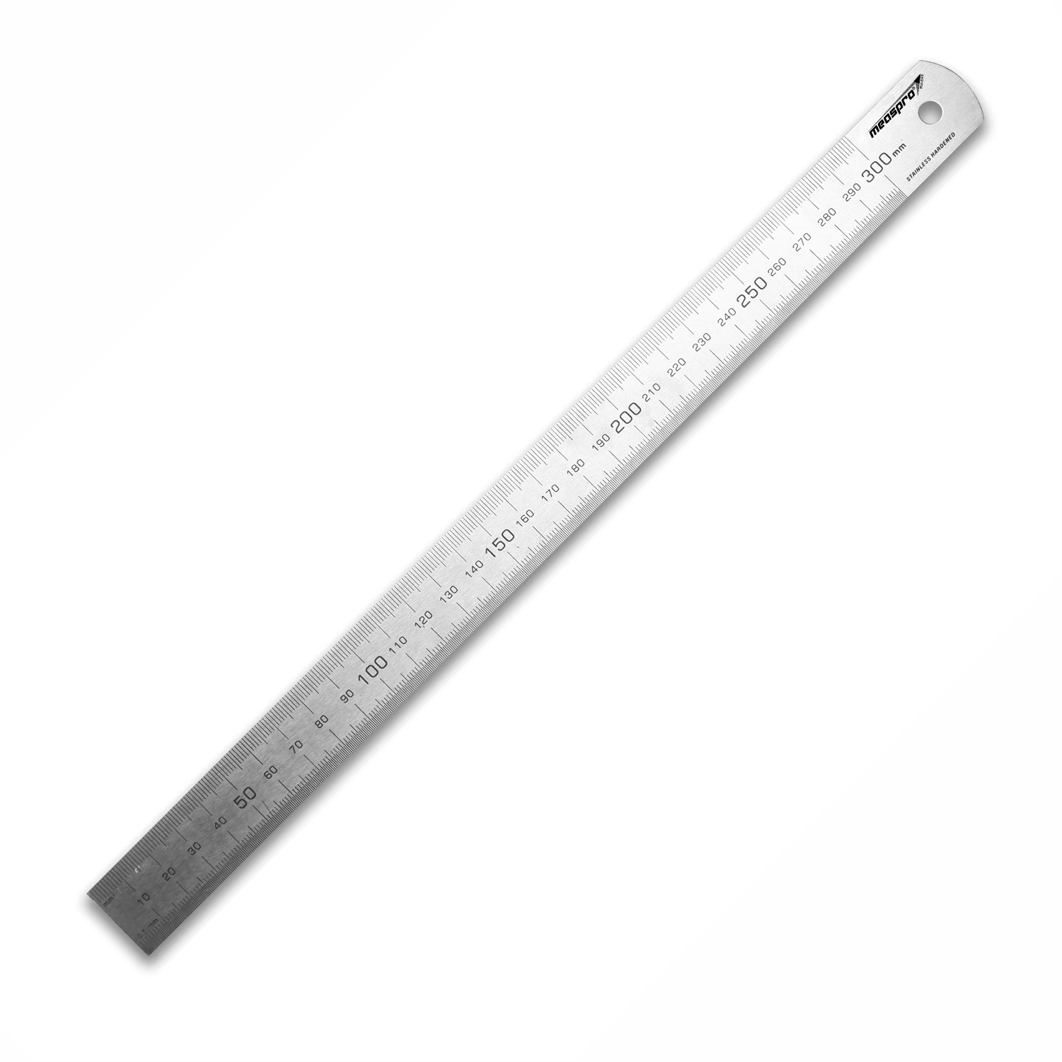 [MEASPRO]30CM/12Inch Metal Ruler Stainless Steel Straight Ruler