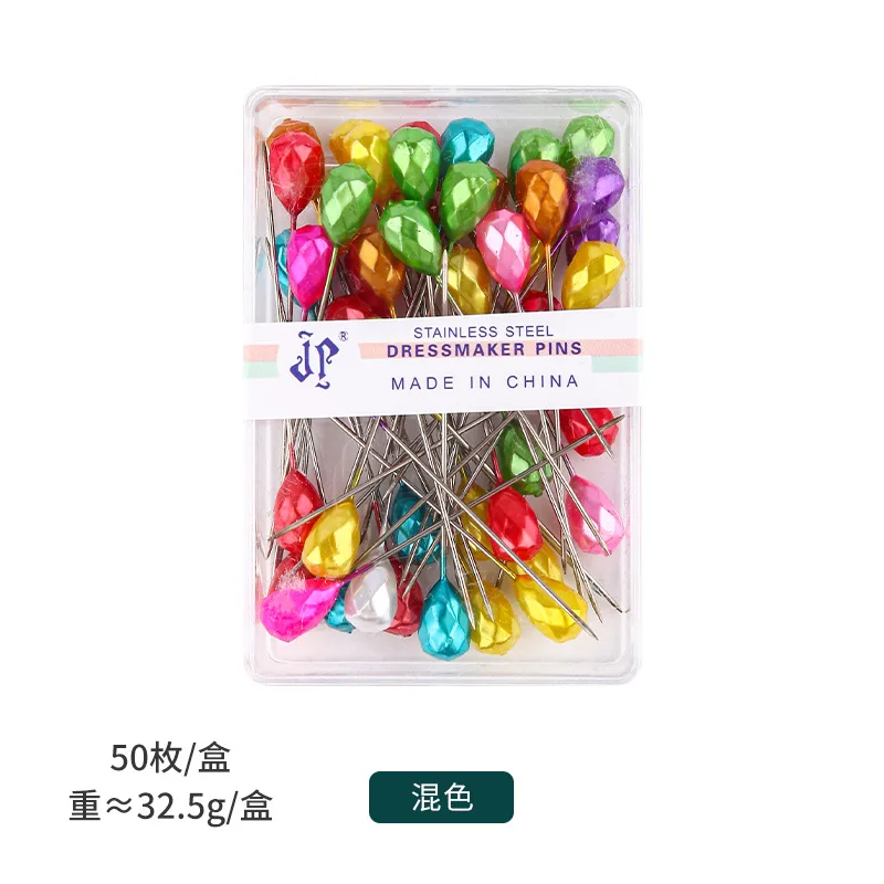 Colorful Manual DIY Fixed Pearl Needle Sewing Accessories Big Head Bead Needle for Clothing Cutting Drill Decorations