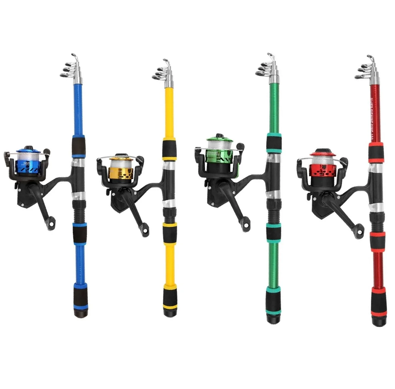 1.8M Spinning Fishing Rod and Reel Combo Telescopic Fishing Pole and Fishing Gear
