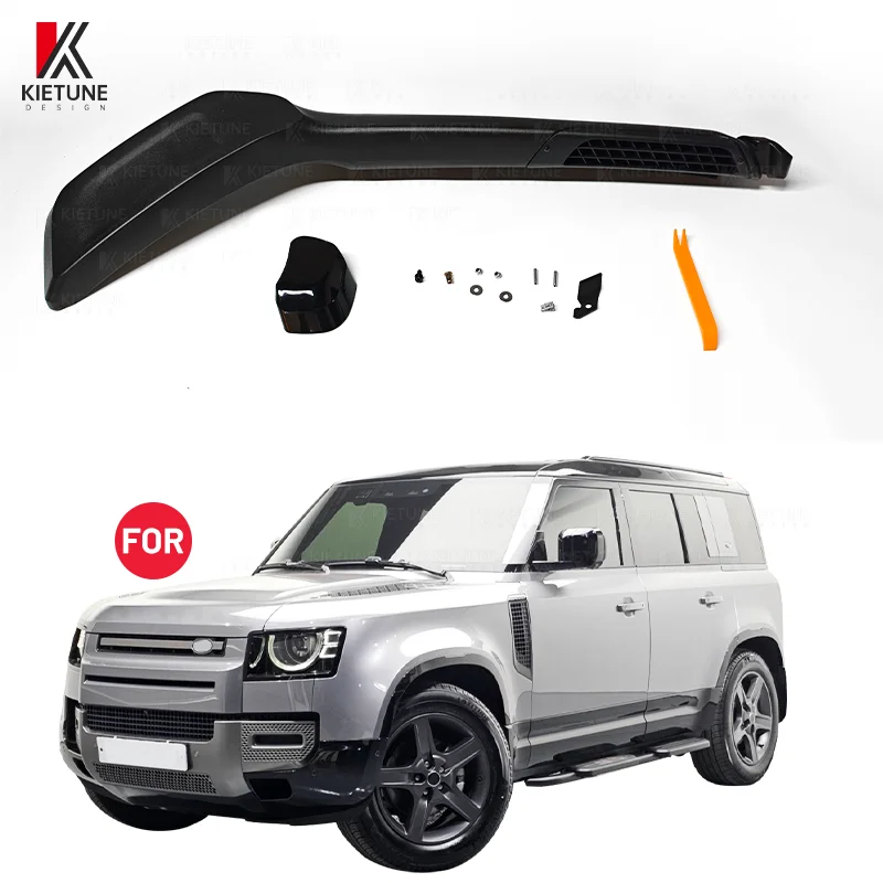 KIETUNE L663 Sports PVC/Plastic Snorkel Kit for Defender 110 2020-2023 Air Intake System Exterior Accessories Easy Installation