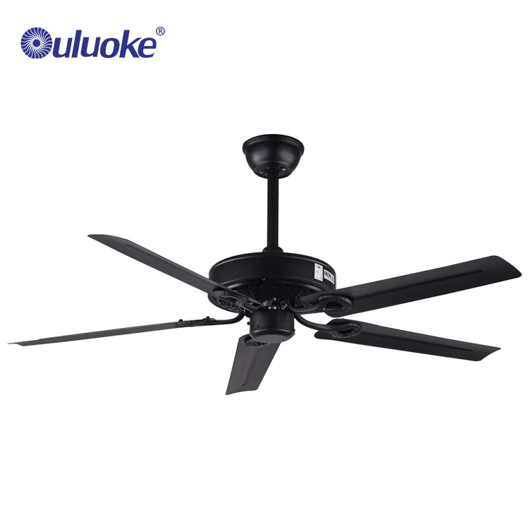 ZhongShan Lighting Modern Decorative Living Room Bedroom Remote Control Ceiling Fan Without Light