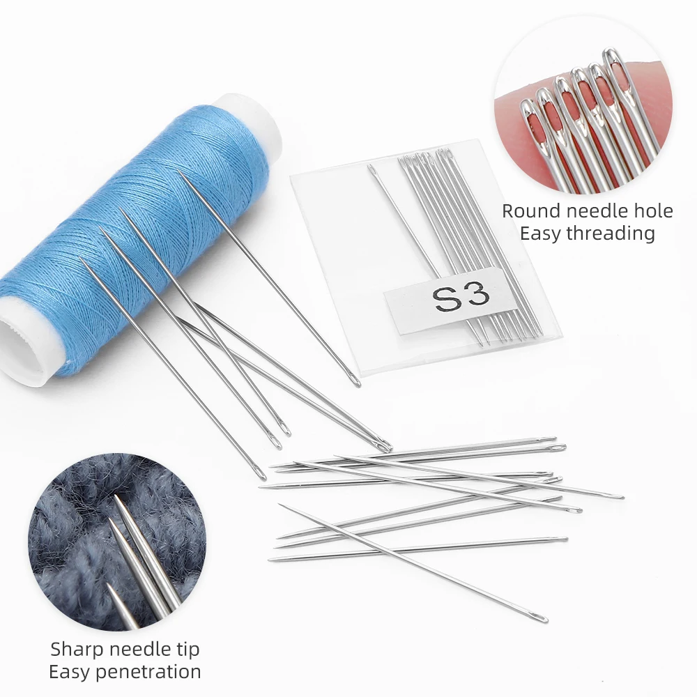 JP Wholesale Small Eye Hand Cross Stitch Needles for Embroidery Sewing Hand Stitch Sharp Sewing Needles