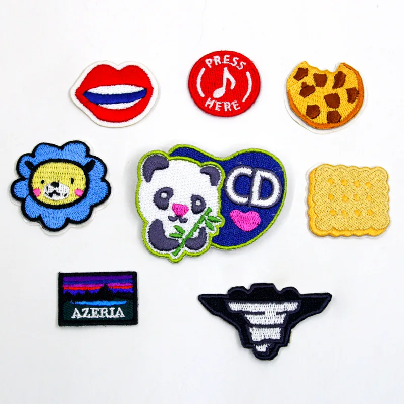 Custom Embroidered Patches 3D Embroidered Patch Designer Iron on Patches for Clothes