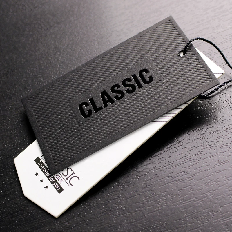 Luxury Custom Cheap Clothing Tags Hang Label Garment hang Tags