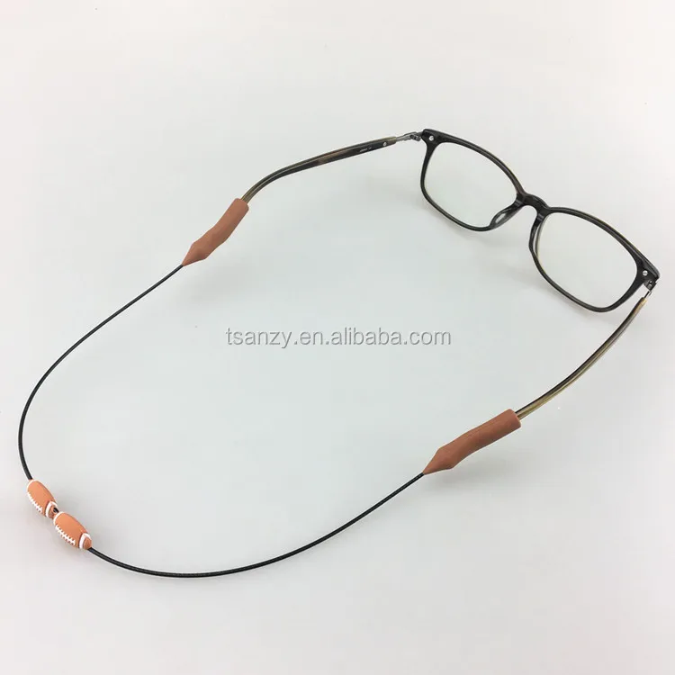 Hot Selling Adjustable Silicone Steel Wire Outdoor Sport Glasses Strap Eyeglasses Parts