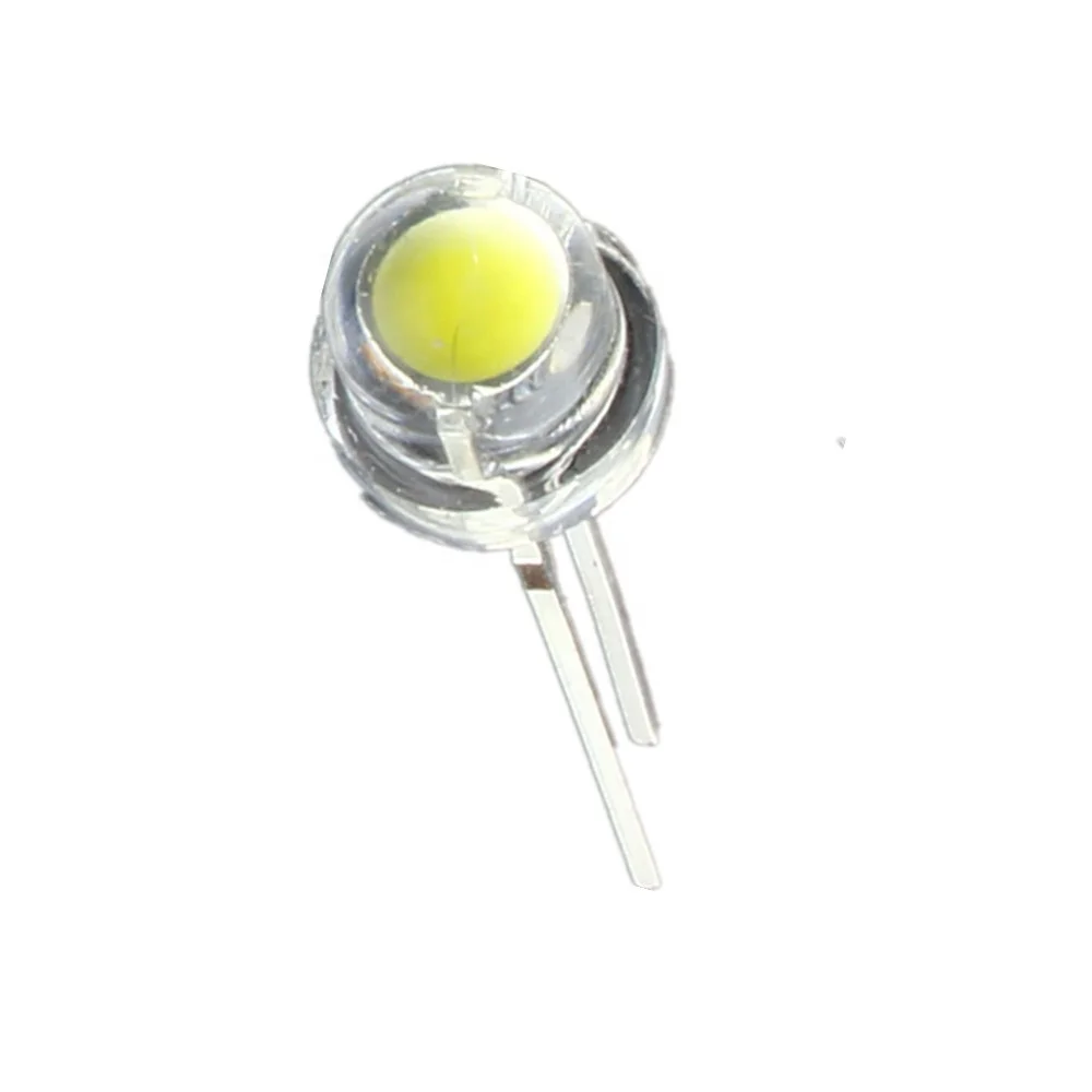 0.2W 5mm 2900K - 3000K Warm White 5mm Led Lamp