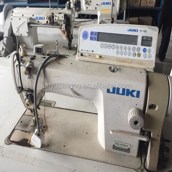 Factory Supplying 80%NEW   USED JUKI_ 8700-7 Computerized Falt-bed Single Needle Industrial Sewing Machine
