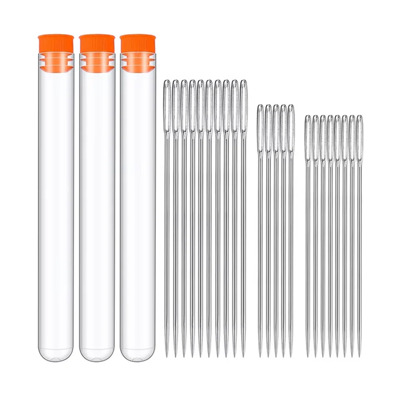 Hot Sale Leather Sewing Needle Darning Needles Self Threading Needle
