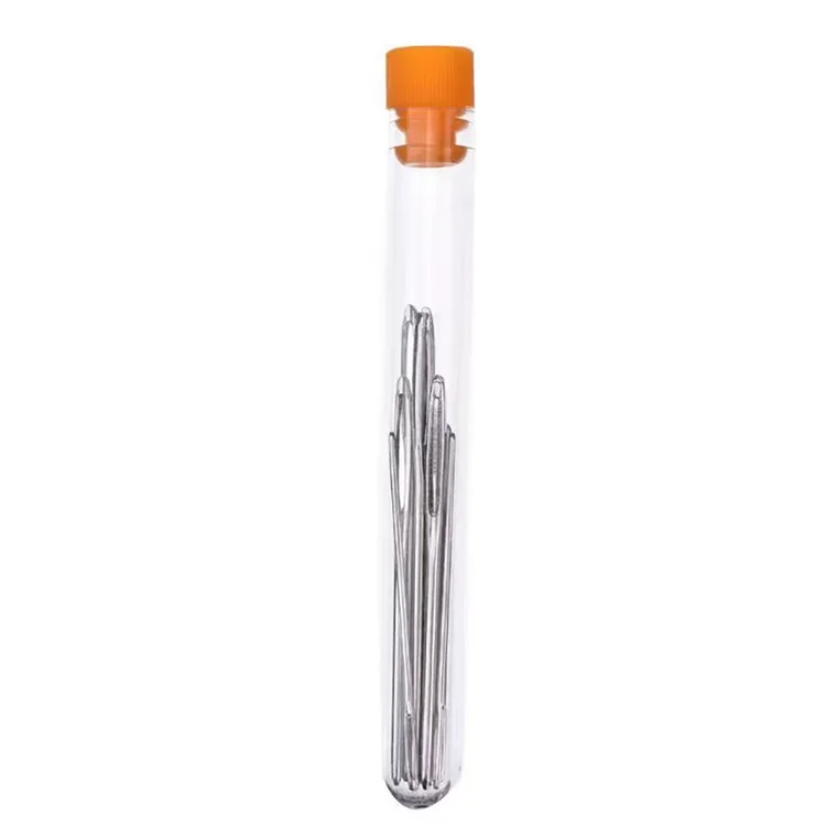 12pcs Large Eye Blunt Sewing Needles Cross Stitch Knitting Needle Handmade Leather Embroidery Thread Needle Sewing Accessories
