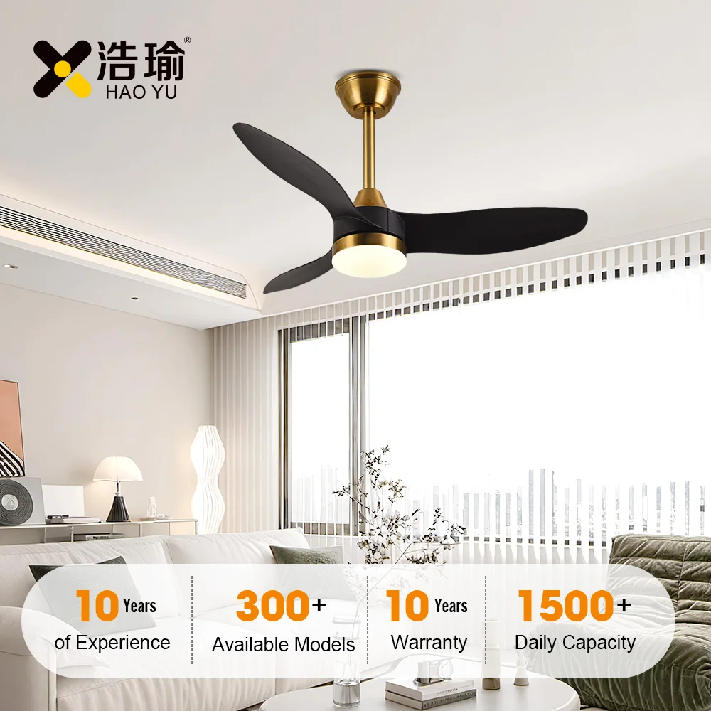 #3316 Factory Wholesale 36-Inch 3 Abs Blades Multi-color Modern Led Ceiling Fan Light with Remote Household Commercial Use