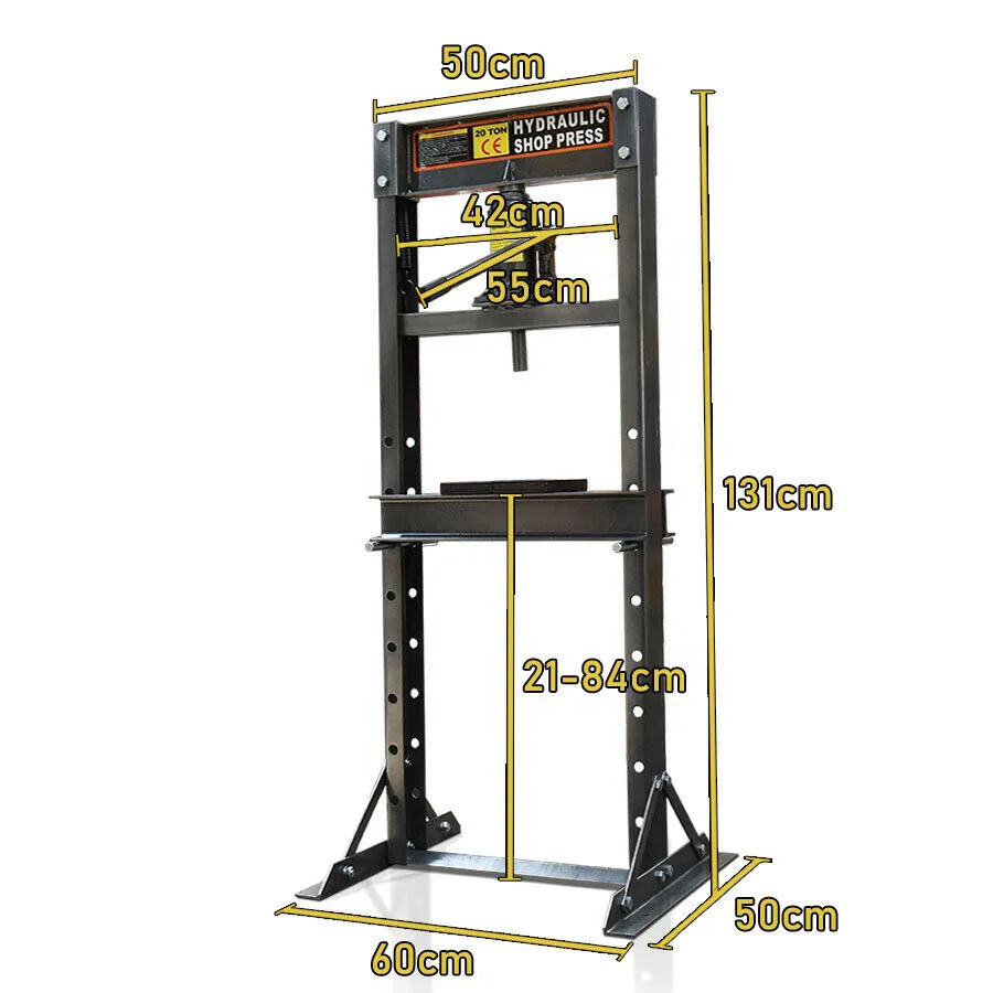 Economic 20 Ton Workshop Hydraulic Shop Press in Other Vehicle Equipment