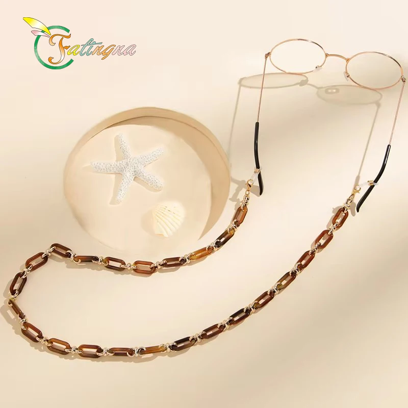 Acrylic Glasses Chain Anti-Slip Eyewear Retainer for Sunglasses Eyeglasses Eyewear Parts
