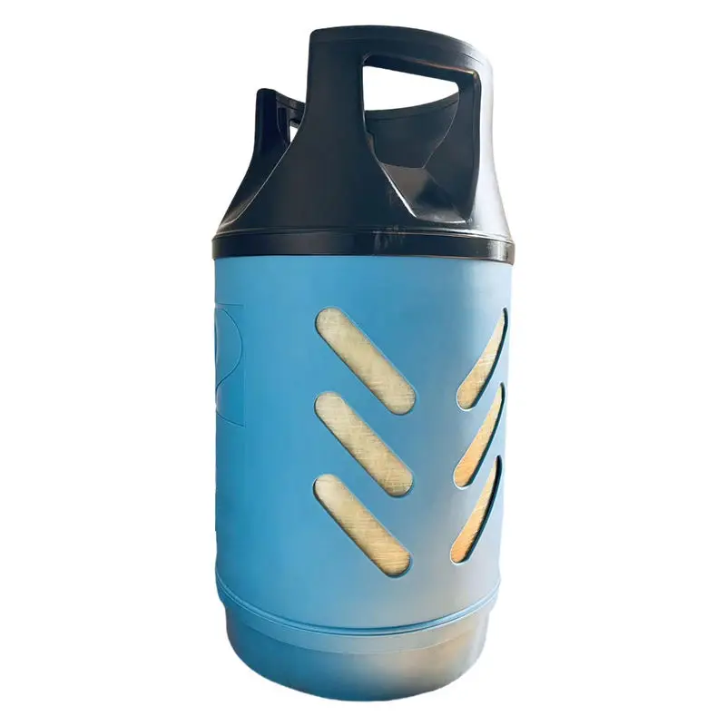 Zhangshan HDPE Made Anti Tip Stability UV Resistant Refillable Recyclable LPG Composite Lpg Gas Bottles Cylinder11kg for Cooking