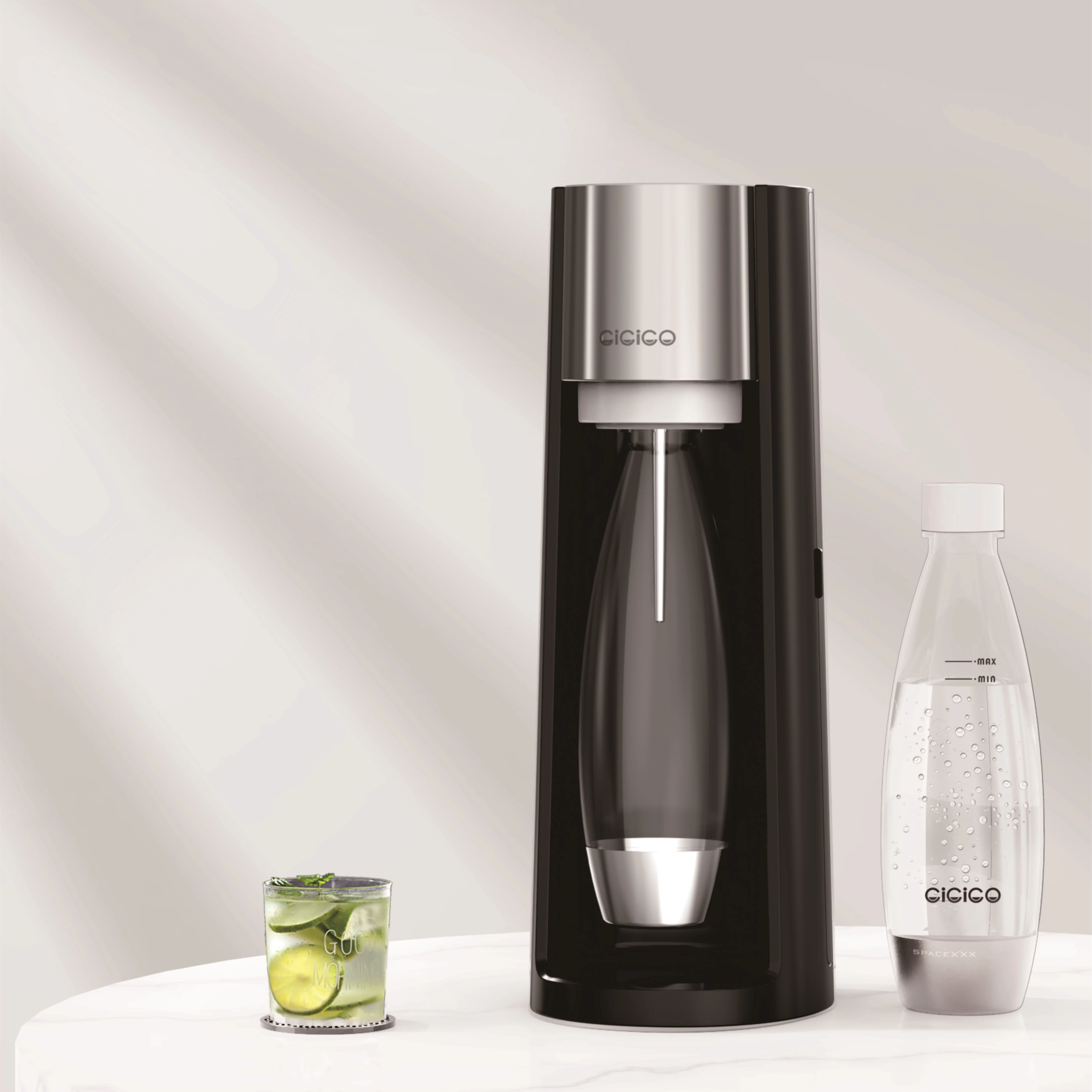 ZX Soda and Sparkling Makers Soda Maker Portable Water Carbonator Machine