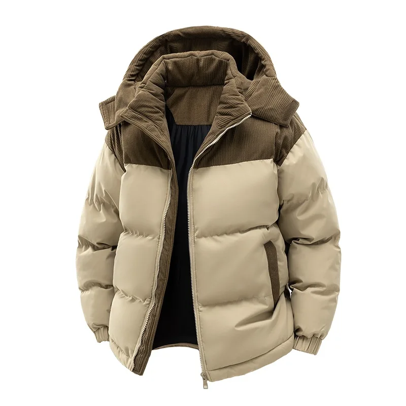 New Winter Puffer Jackets Men's Coats Male Casual Thick Outwear Fleece Warm Overcoats Mens Clothing