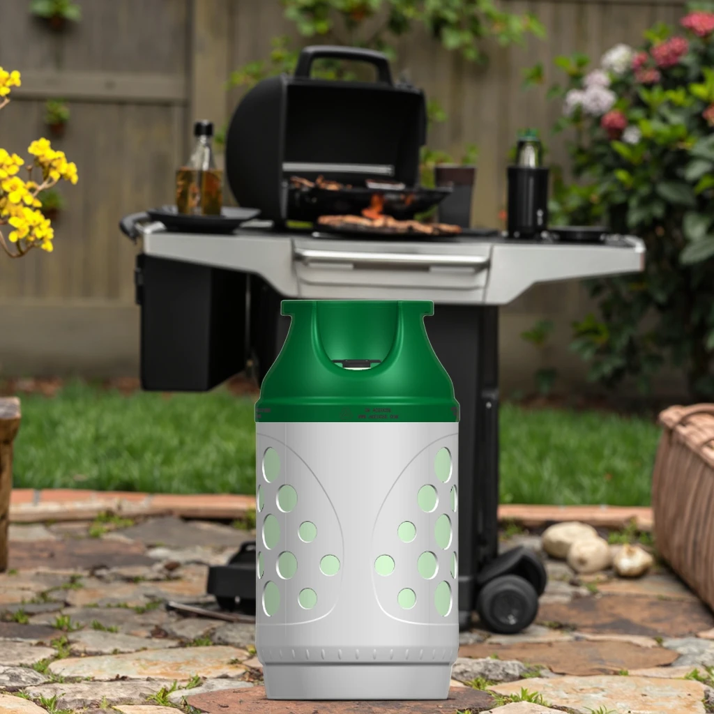Zhangshan Recyclable Low Pressure Empty  Lightweight Non-Corrosive Fiber Plastic Gas Composite LPG Cylinders