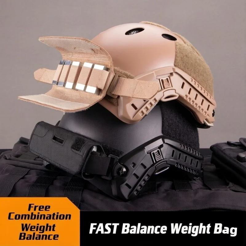 ZLang Tactical Headweight Balancer Headweight Bag Accessory for Fast MH PJ BJ OPS-Core Helmet Air Soft Paintball