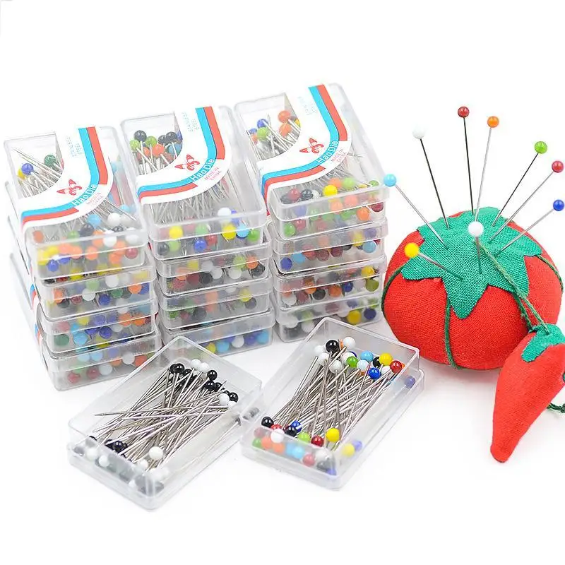 32mm Hand Sewing Patchwork Fixing Pins Colorful Small Positioning Sewing Needles