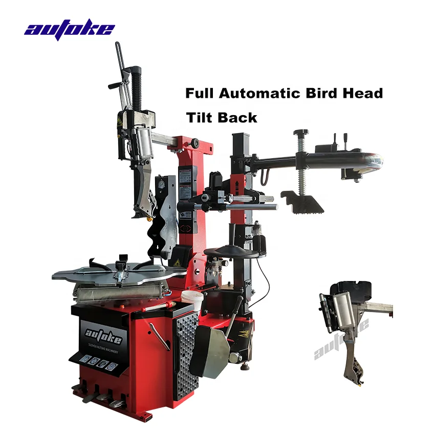28-Inch Full Automatic Tilt Back Tire Changers Factory Supplied for Car Workshops