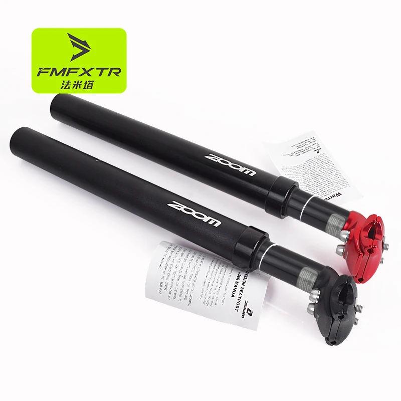 Zoom 27.2/31.6 *350mm Aluminium Seatpost for Bike Modification Accessories Part MTB Dropper Suspension Damping Bicycle Seat Post