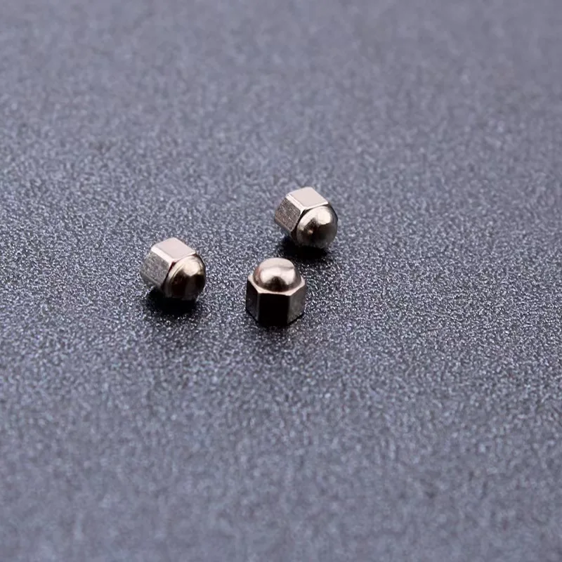 10000 Glasses Nut with Diamond Cut Edge 1.4mm Screw Sleeve and Cap Rimless Eyeglasses Parts Sunglasses Counterpart Screw