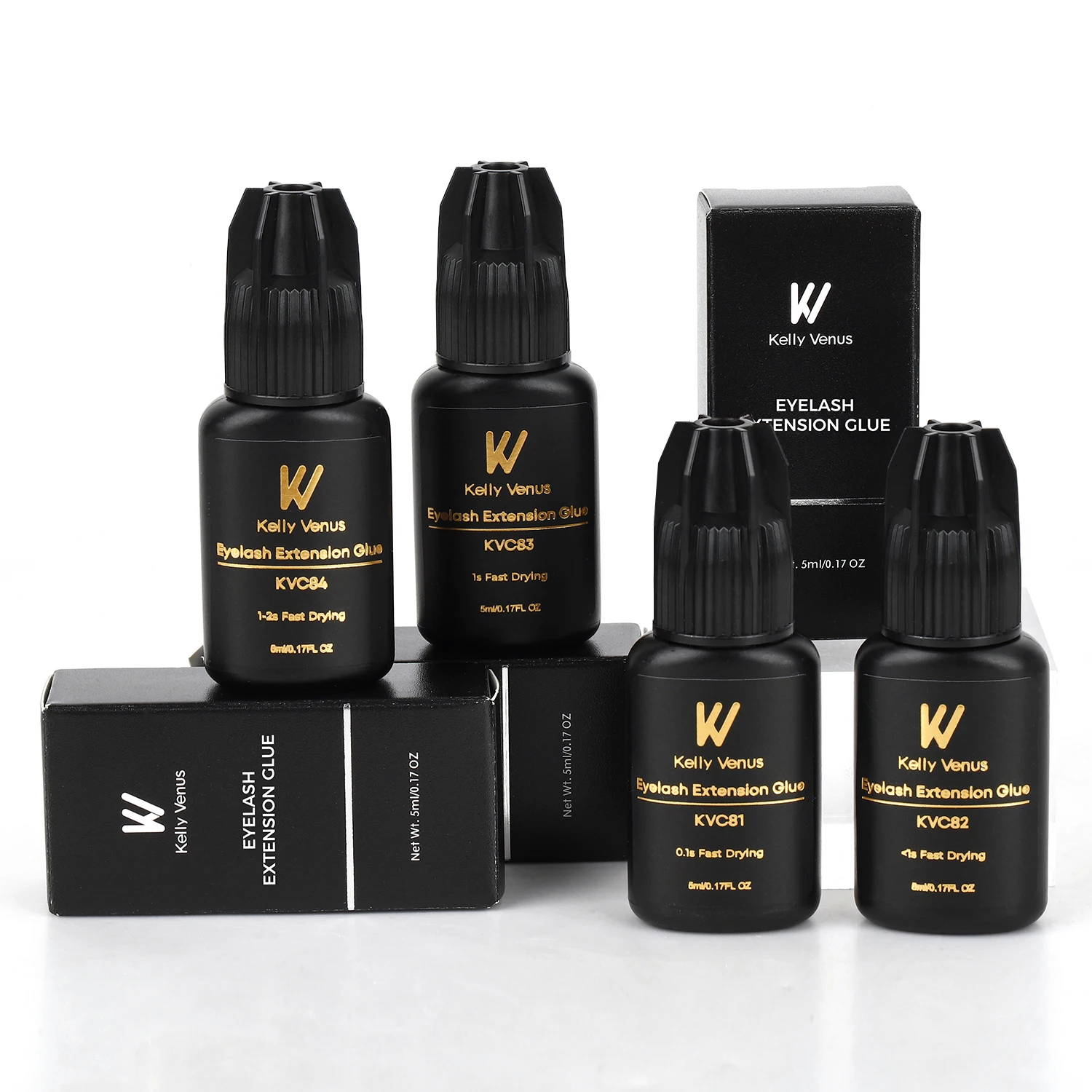 <0.5s Private Label Lash Glue for Eyelash Extension Waterproof Lash Adhesive Strong Hold Eyelash Glue Custom Lash Extension Glue