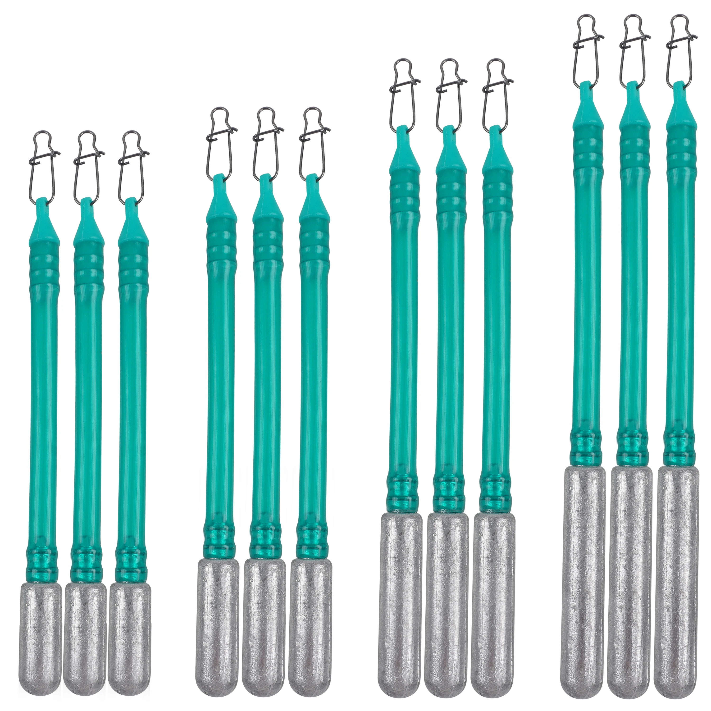 1-piece Slip Stick Dragging Weights No-Snag Sinkers for Bottom Bouncing Drifting Catfishing Rigs Lure Fishing Tackle