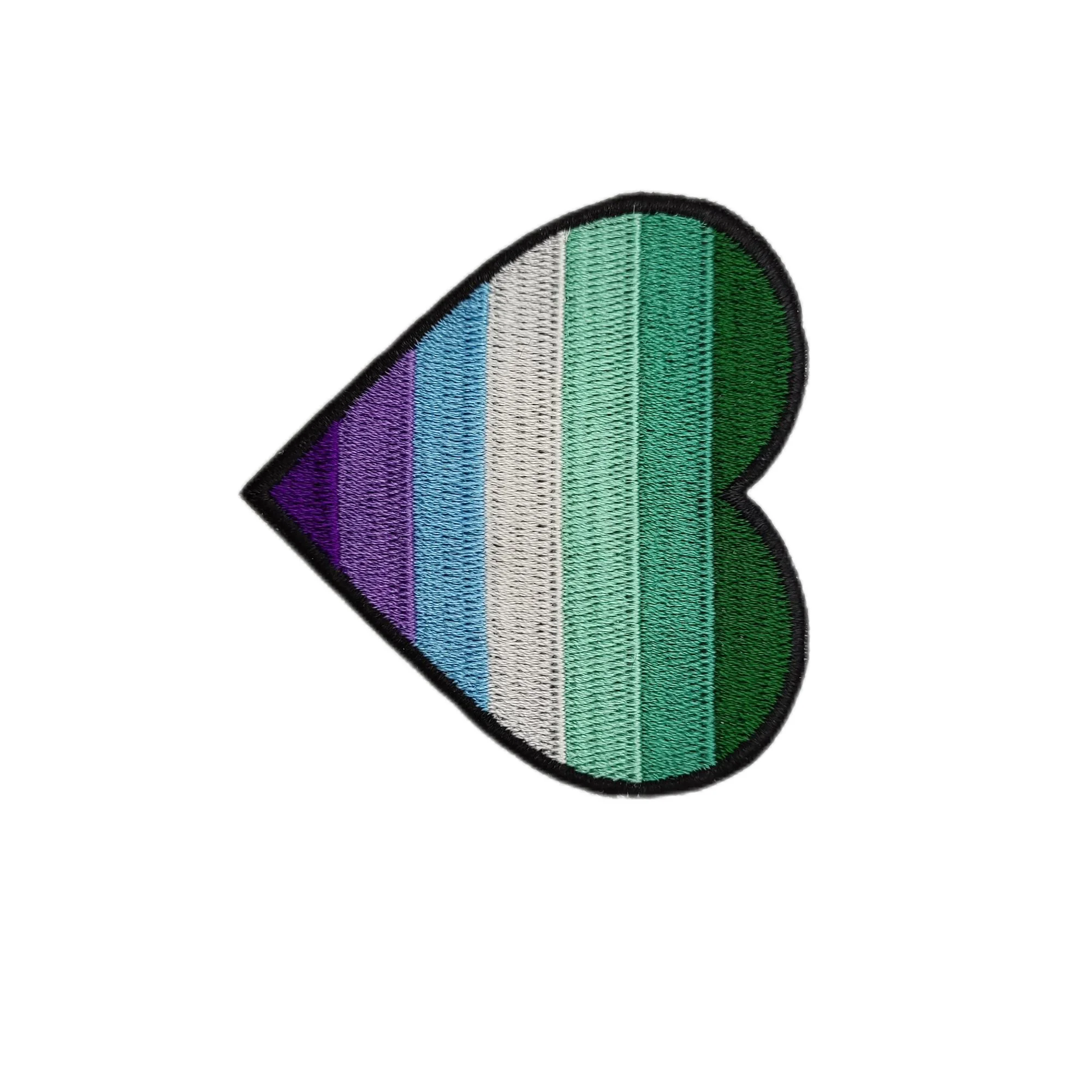 Custom Durable Embroidered Logo Patches PVC Plastic Fabric for Clothing Use