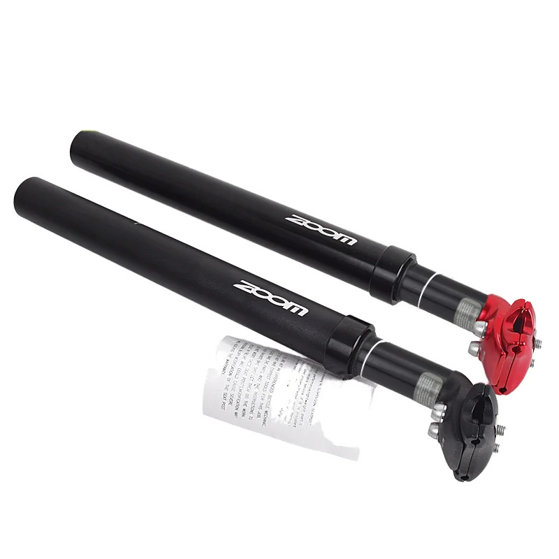 Zoom 350mm Aluminium MTB Dropper Suspension Bicycle Seat Post 27.2/28.6/30.8/31.6 with Damping Accessory for Bike Riding