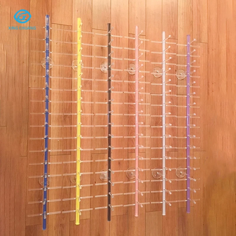Fashion Optical Shop Acrylic Multi-slot Wall-mounted Glasses Display Rack Spectacle Store Display Shelf