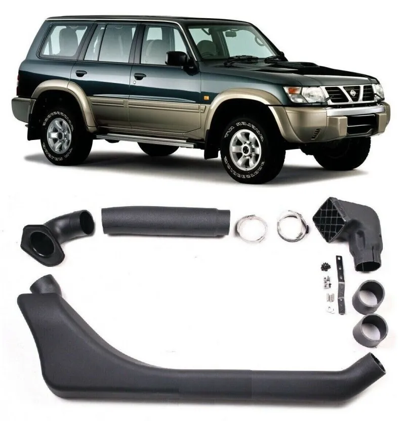 Snorkel Kit Fit for Nissan Patrol GU Safari Y61 Air Intake Ram 01/2003 - 08/2004 PATROL GU Y61 SNORKEL