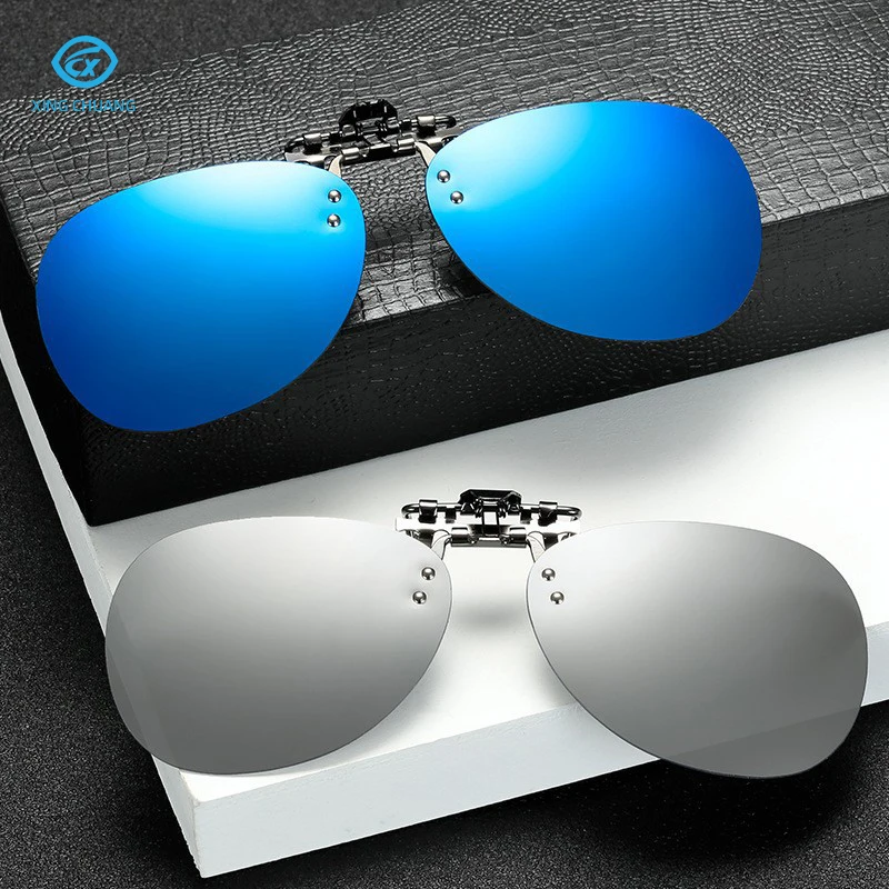 Wholesale Fashion Polarized Magnetic Clip-On Sunglasses for Men and Women Polarizing Glass Eyeglasses Parts