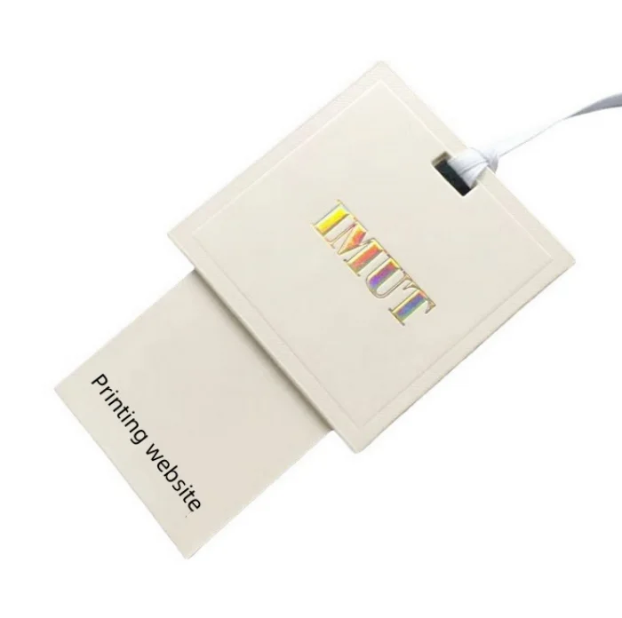 Custom Clothing Tags Labels Shirt Tags Label with Printing logo