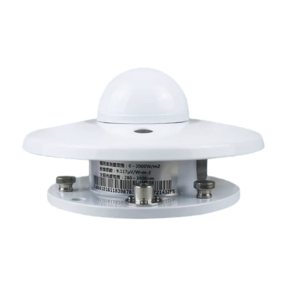 0-2000W/m2 Solar Radiation Sensor Solar Radiation Pyranometer Sensor Solar Weather Station for Environmental Monitoring